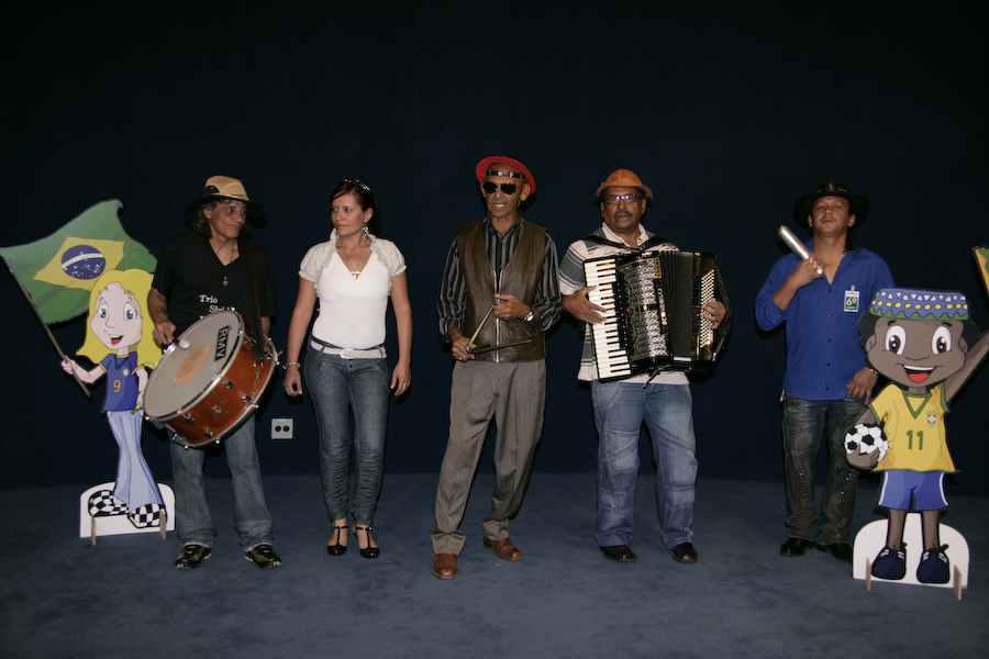 Trio Siridó na festa da Turminha do MPF