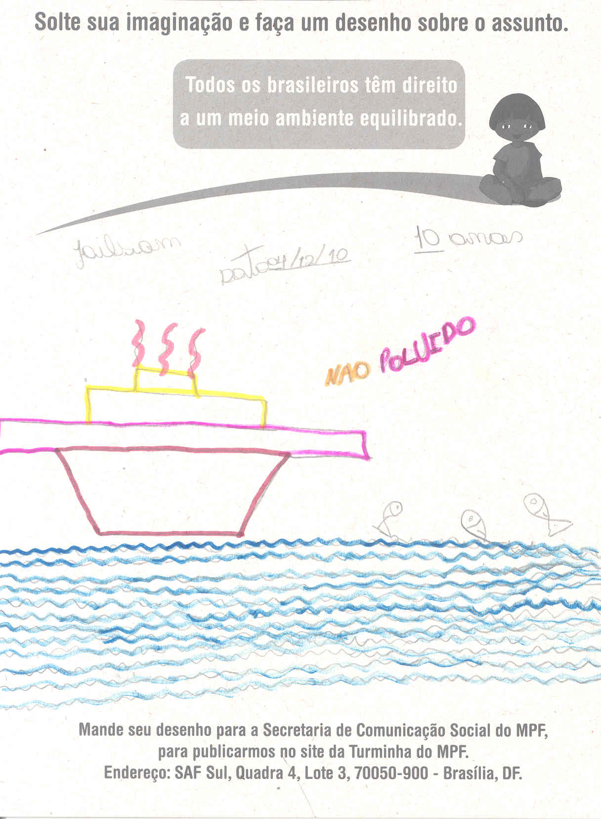 Jailson, 10 anos - Maceió