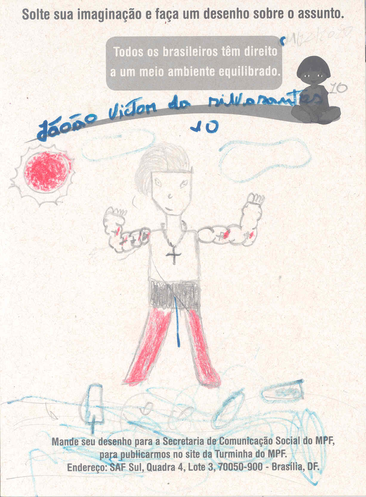 João Victor, 10 anos - Maceió
