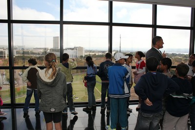 Passeio pelo corredor permite visão da Praça dos Poderes