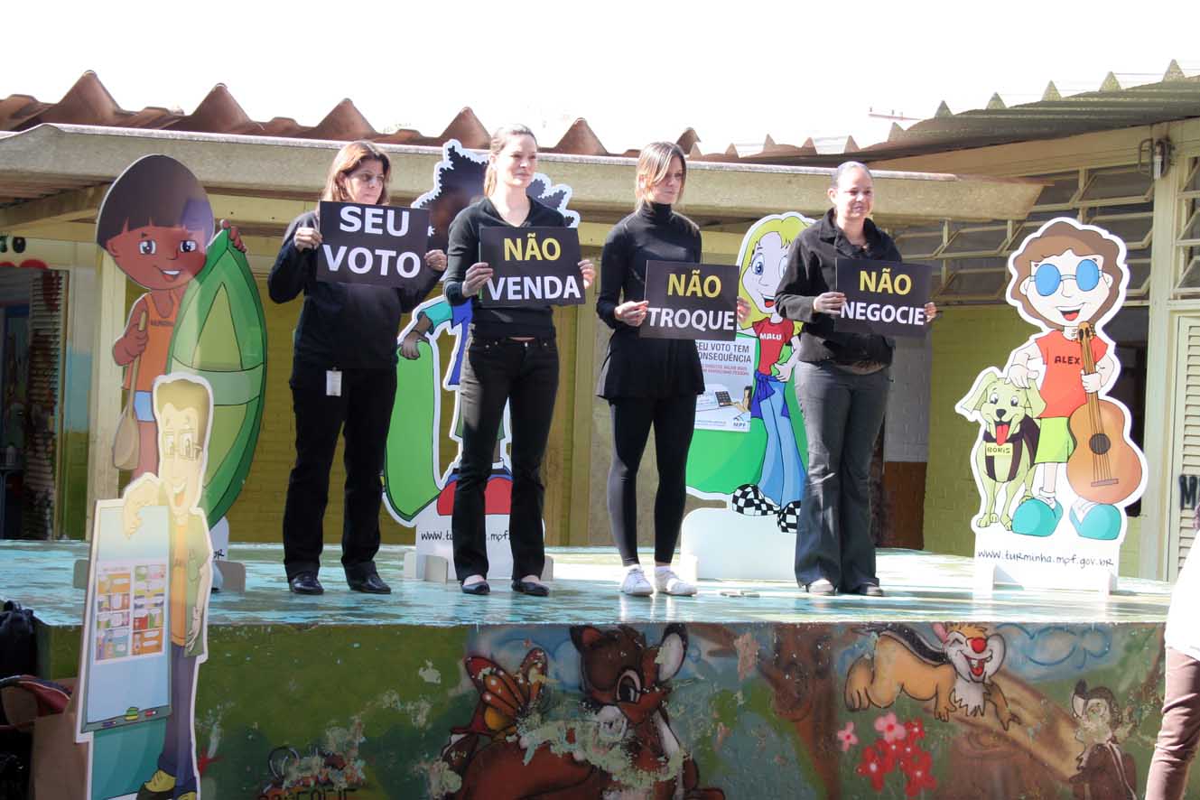 Projeto Turminha do MPF nas Eleições chega a escola no Gama (DF) em 16 de agosto