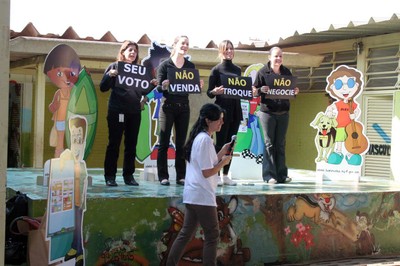 Projeto Turminha do MPF nas Eleições chega a escola no Gama (DF) em 16 de agosto