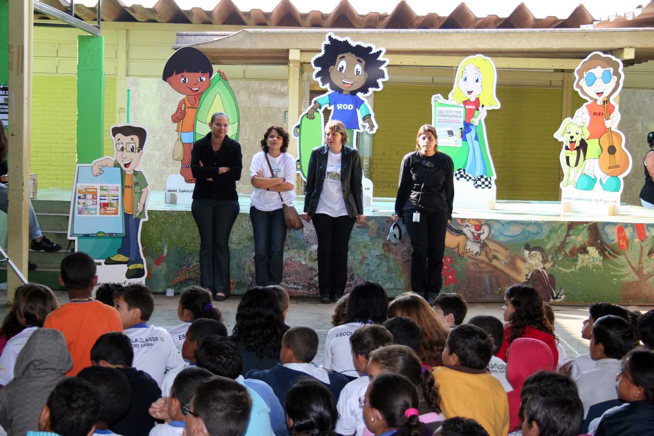 Projeto Turminha do MPF nas Eleições chega a escola no Gama (DF) em 16 de agosto