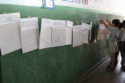 Trabalhos dos alunos