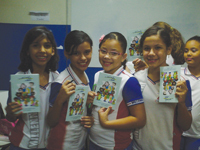 II foto dos alunos na escola em Patos/PB