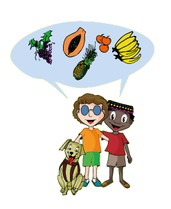 ilustração texto merenda