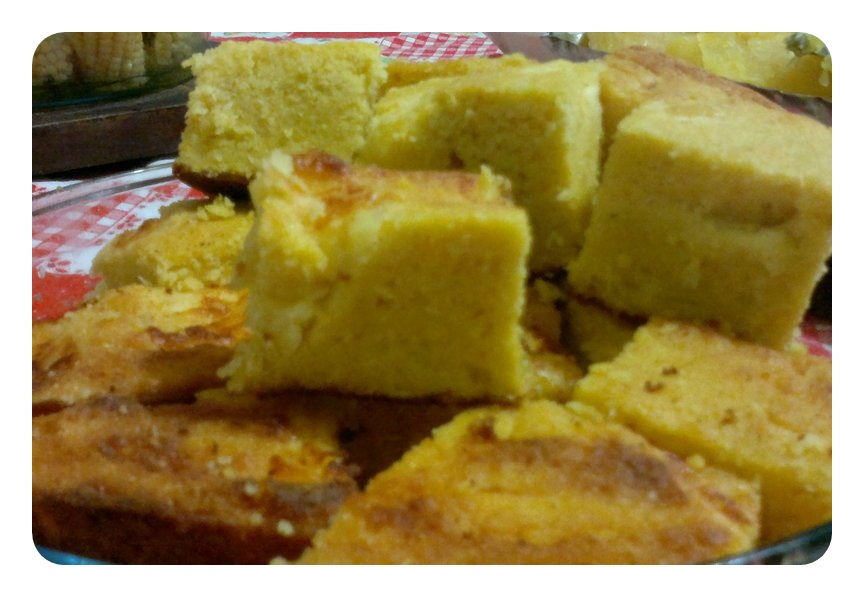 Sopa paraguaia. Foto: Nathaly Feitosa