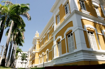 Palácio da Instrução, biblioteca pública estadual. Foto: Secom/MT