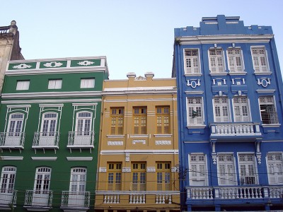 Parte do casario do Pátio do Livramento, no centro do Recife. Foto Márcio Cabral de Moura