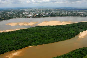 Rio Branco e a cidade de Boa Vista. Foto Jorge Macedo, Detur