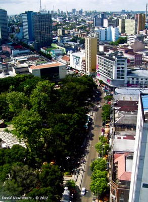 Vista aérea do centro de Manaus. Foto: David Nascimento