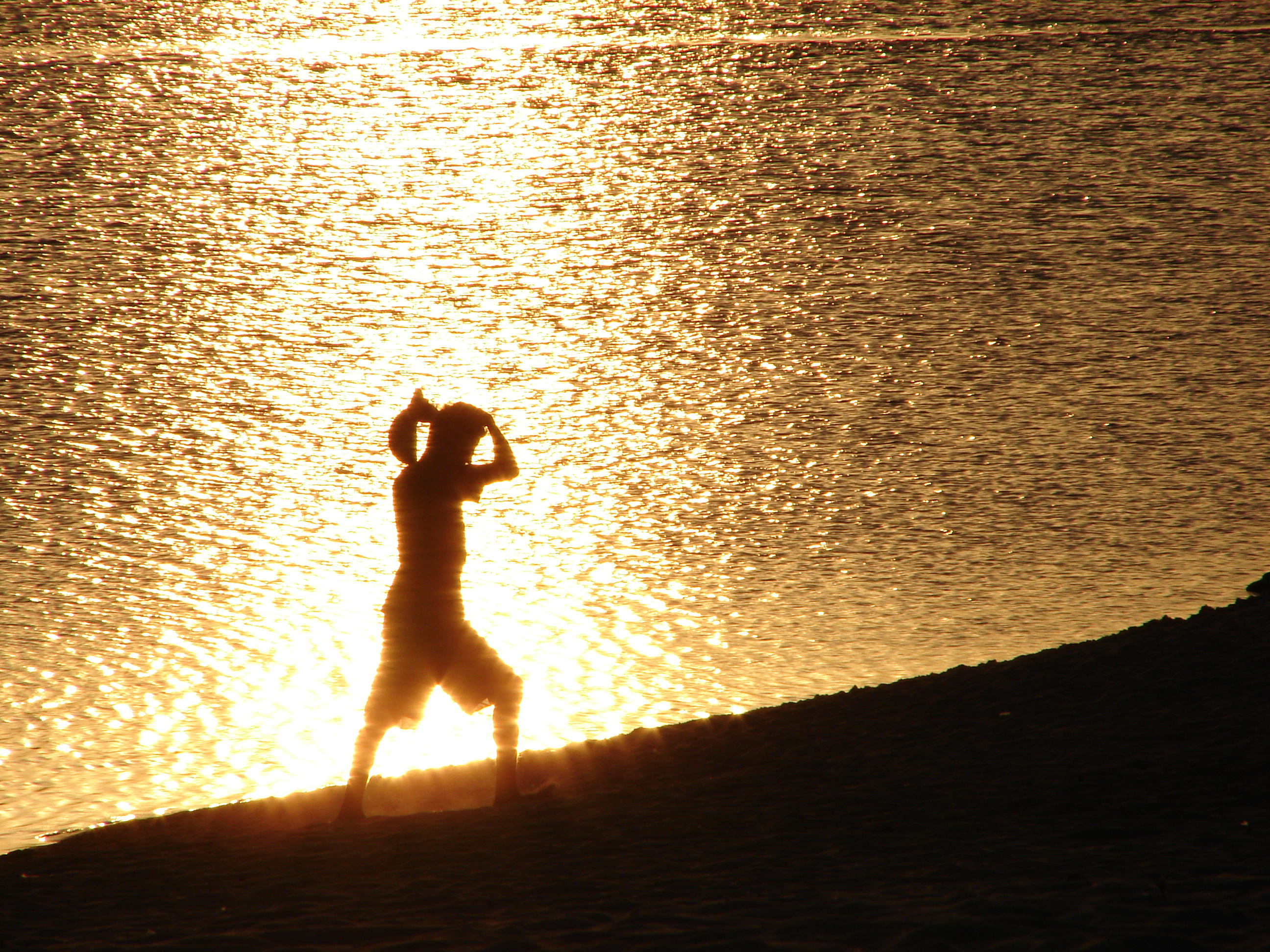 Alter-do-Chão fica no rio Tapajós e é uma praia sazonal. Foto: Eduardo Gonçalves