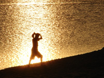 Alter-do-Chão fica no rio Tapajós e é uma praia sazonal. Foto: Eduardo Gonçalves