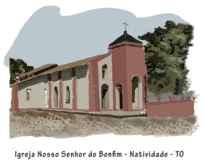 ilustração texto Tocantins