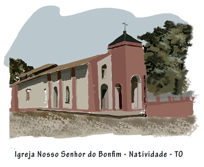 ilustração texto Tocantins