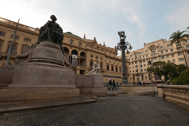 Teatro Municipal, no centro de São Paulo. Foto: Daniel Araújo