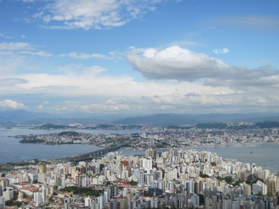 Morro da Cruz, em Florianópolis. Foto: Lucênio Zanoni