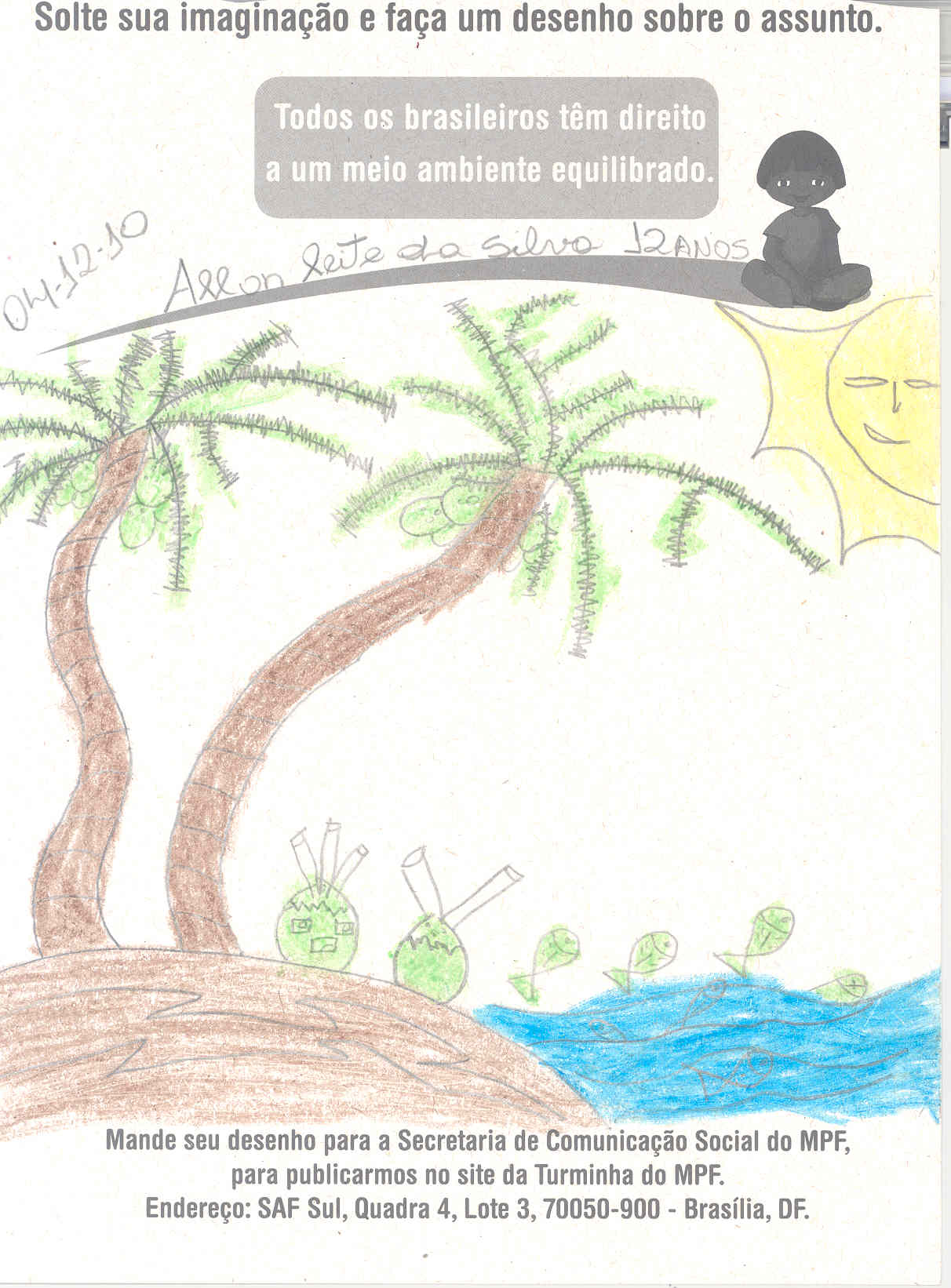 Site da Turminha recebe desenhos de crianças de Maceió (AL)