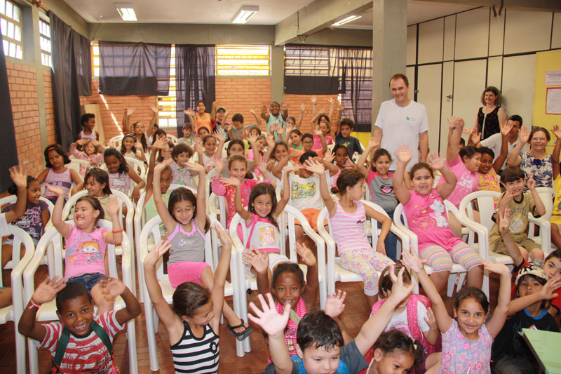 Turminha do MPF vai à escola em Porto Alegre